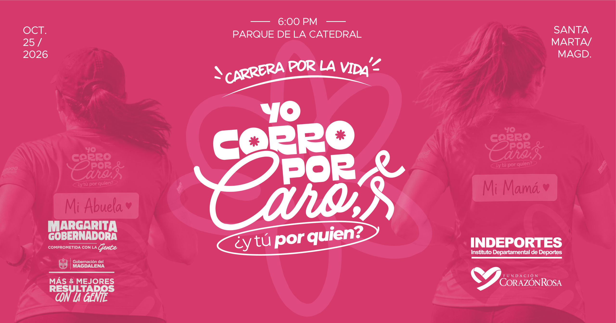 YO CORRO POR CARO CARRERA CONTRA EL CANCER DE MAMA